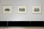 Immagine della mostra “Typologien: Photography in 20th-century Germany”, Curata da Susanne Pfeffer Foto: Roberto Marossi, Courtesy Fondazione Prada Ursula Schulz-Dornburg Transit Sites-Armenia-Erevan-Goris, 2000 [Luoghi di transito-Armenia-Erevan- Goris] Transit Sites-Armenia-Erevan-Gymri, 2000 [Luoghi di transito-Armenia-Erevan- Gymri] Transit Sites-Armenia-Erevan-Ararat, 2001 [Luoghi di transito-Armenia-Erevan- Ararat] Stampe alla gelatina d’argento su carta Forte / Gelatin silver prints on Forte paper © Ursula Schulz-Dornburg