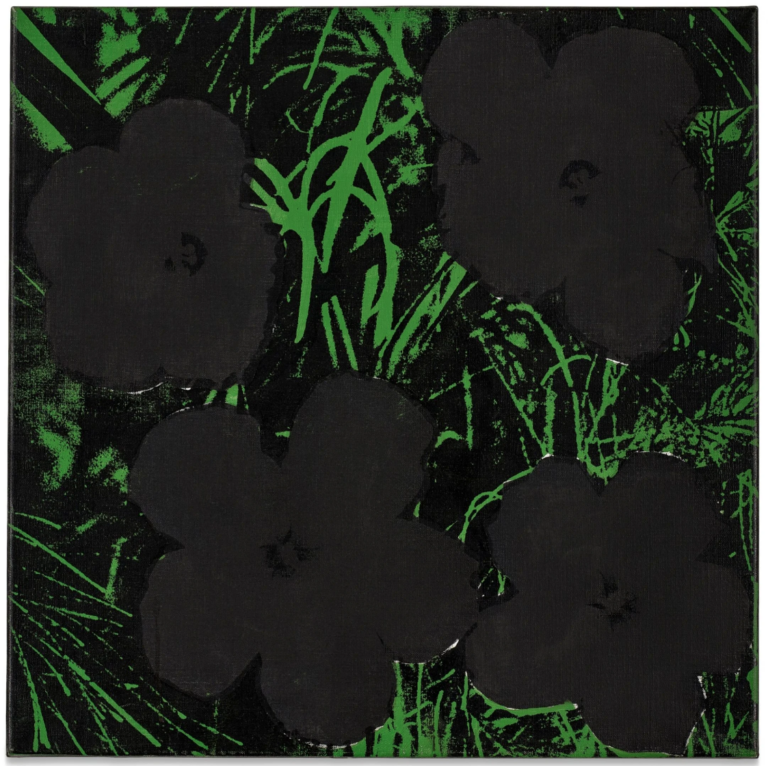 Andy Warhol, Flowers (1964). Courtesy Sotheby’s