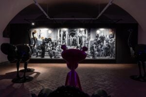 A Milano la Pantera Rosa si nasconde nella Cripta di San Sepolcro