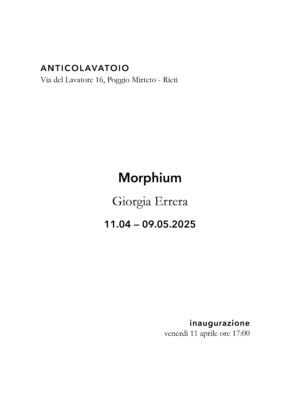Giorgia Errera - Morphium