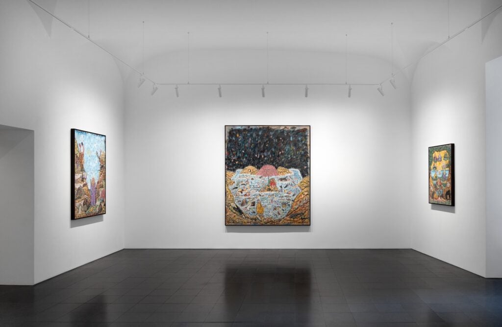 Tra Bosch, Ensor e Baselitz. I carnevaleschi dipinti di Bram Demunter in mostra a Roma