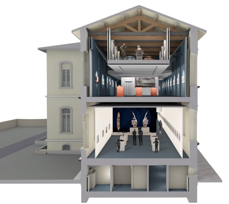 Centro delle Arti Lucca (rendering della sezione interna)