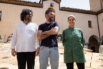 Da sx, Lorenzo Perri (Lemonot), Marino Amodio, Sabrina Morreale (Lemonot). Museo naturalistico Minà Palumbo, Castelbuono, 2025. Ph. Pietro Leone