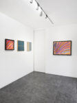 Veduta della mostra "La Felicità Dei Colori. Dorazio, Verna, Casentini. Tre generazioni a confronto" a Milano