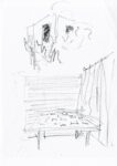 Emanuel Christ, DAS ATELIERFENSTER, Drawing, pencil on paper, 210 × 297 mm