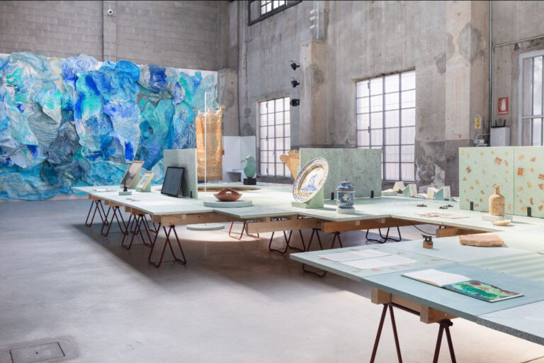 essere fiume installation view c gerda studio La città di Lodi ripensa la sue collezioni d’arte con la cittadinanza coinvolgendo gli artisti contemporanei