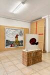 Eva Frapiccini, installation view at Archivio Atelier Pharaildis Van den Broeck, Milano, 2025. Photo Tiziano Ercoli