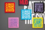 Installation view della mostra John Giorno: a labour of LOVE Foto: Gianluca Di Ioia © Triennale Milano
