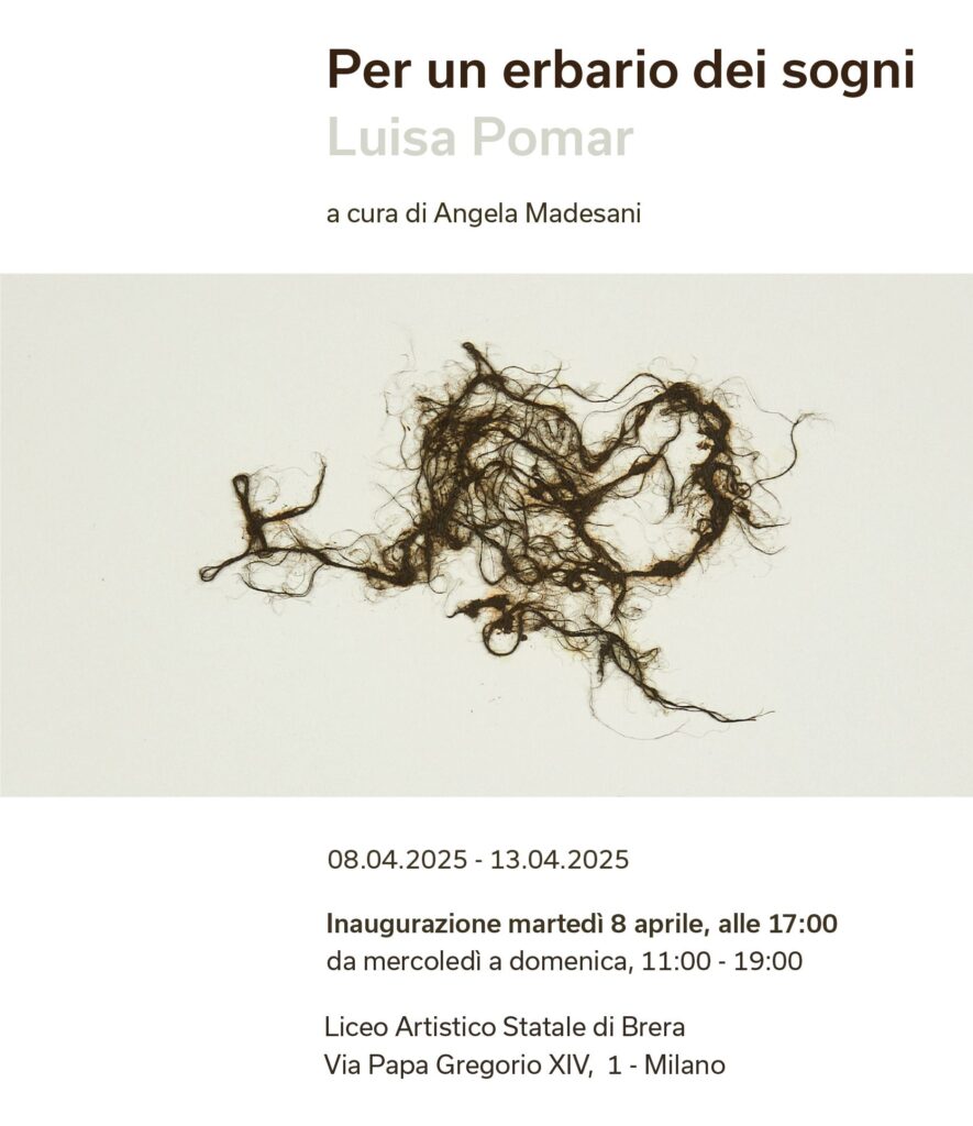 Luisa Pomar – Per un Erbario dei Sogni