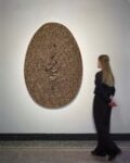 Lucio Fontana, Concetto spaziale, La Fine di Dio, 1963. Courtesy Sotheby’s Andy Warhol, Flowers (1964). Courtesy Sotheby’s
