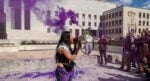 Manifestazione contro i femminicidi e la violenza di genere. La Sapienza, Roma, 3 aprile 2025