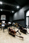 Officine Bellotti, prove in sala Teatro per un concerto. Ph. Alessandro Di Giugno