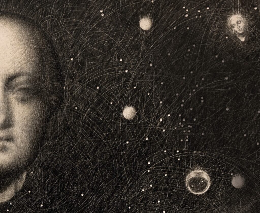 Omar Galliani – L’ellisse temporale del disegno