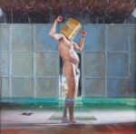 Paul Beel, Uomo nudo davanti a Dio (autoritratto con sacchetto)