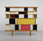 Charlotte Perriand, 'Mexique' bookcase, from the Maison du Mexique, Cité Internationale Universitaire, Paris, 1952 circa. Courtesy Phillips