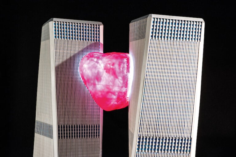 Intervista a Antonia Jannone, Pesce, Modello World Trade Center, 2002, particolare