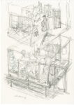 Peter Roesch DAS ATELIER MEINES VATERS Pencil on paper, 350 × 250 mm