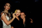 Stefania Miscetti con ORLAN al party al Piper in onore dell'artista