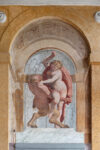 Villa delle Peschiere, sovrapporta raffigurante La lotta di Diana con il satiro, Luca Cambiaso, 1561 c.ca. Courtesy Palazzo Foundation, foto Monica Schettino