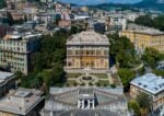 Villa delle Peschiere, veduta aerea del complesso monumentale. Courtesy Palazzo Foundation
