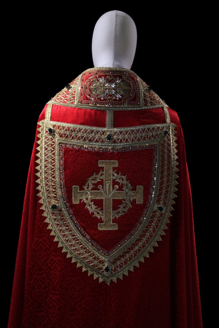 Piviale per la venerazione della Corona di Spine Sacrestia della Cattdrale di Notre Dame Parigi (dettaglio)