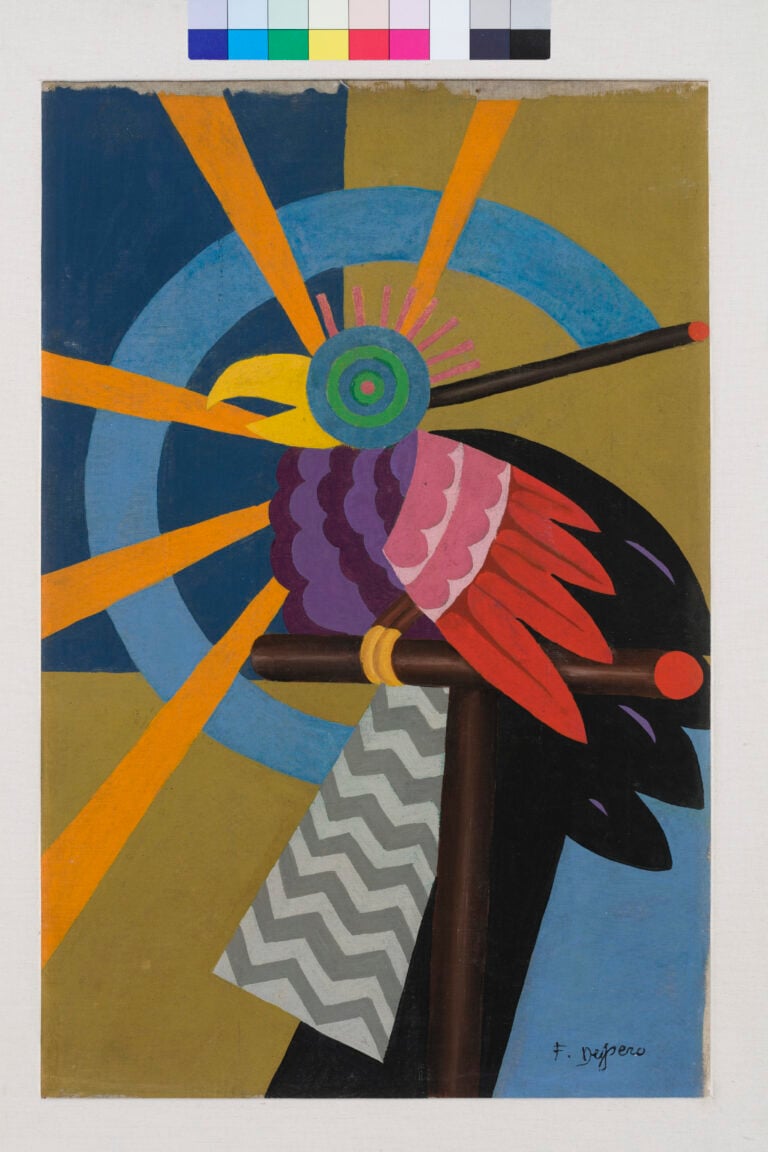 Fortunato Depero, Pappagallo, 1920.