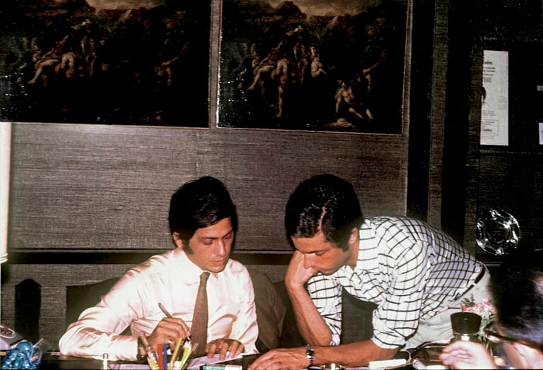 Valentino Garavani e Giancarlo Giammetti courtesy PHO-TASCHEN