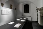 Giulia Cenci, the hollow men, exhibition views, Firenze, Palazzo Strozzi, Project Space, 2025. Photo Ela Bialkowska, OKNO Studio. Courtesy Fondazione Palazzo Strozzi, Firenze
