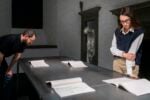 Giulia Cenci, the hollow men, exhibition views, Firenze, Palazzo Strozzi, Project Space, 2025. Photo Ela Bialkowska, OKNO Studio. Courtesy Fondazione Palazzo Strozzi, Firenze