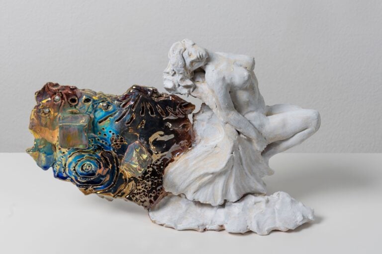 Enzo Cucchi Untitled 2020 glazed and cold painted ceramic 21 x 31 x 14 cm / 8.2 x 12.2 x 5.5 in