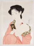 Hashiguchi Goyō, Woman applying make-up, Mid 20th century (originally published in 1918), Japanese Gallery Kensington