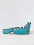Salvatore Fancello Volpe con preda 1938 glazed maiolica 9 x 21 x 7,5 cm / 3.5 x 8 x 3 in