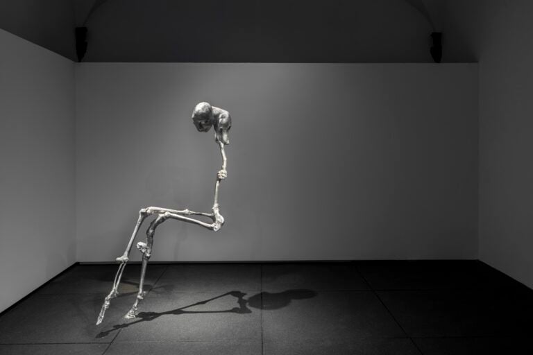 Giulia Cenci, the hollow men, exhibition views, Firenze, Palazzo Strozzi, Project Space, 2025. Photo Ela Bialkowska, OKNO Studio. Courtesy Fondazione Palazzo Strozzi, Firenze