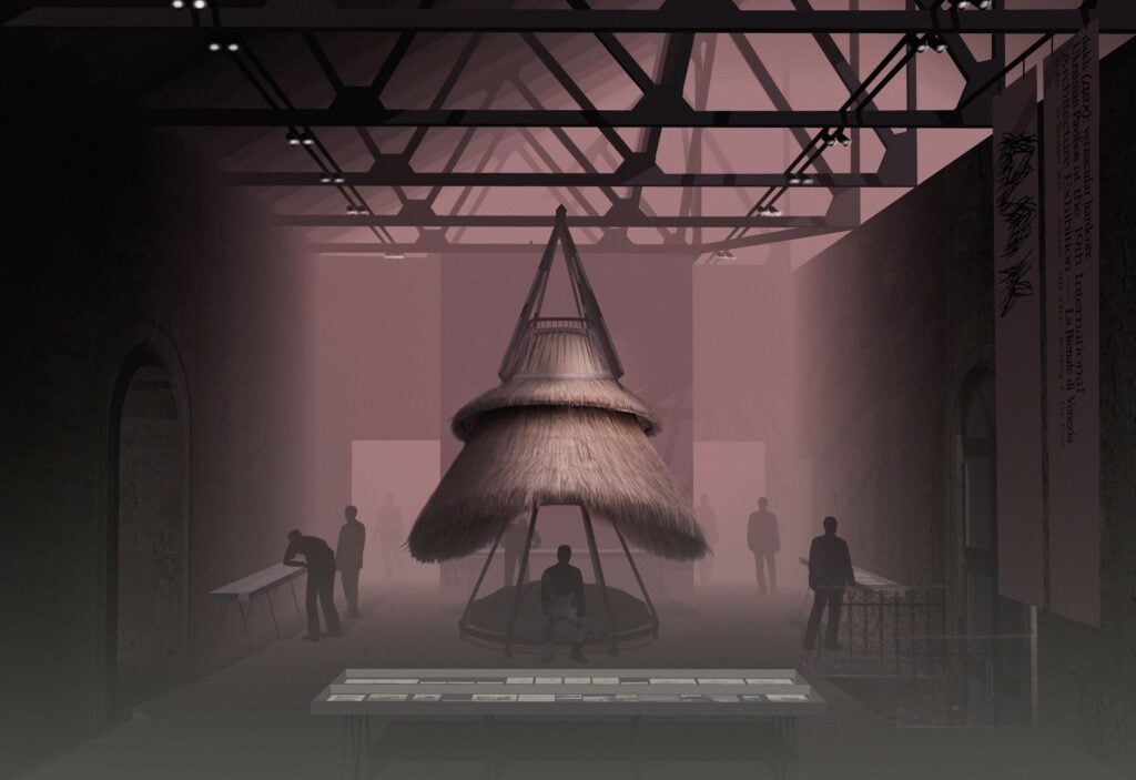 DAKH (ДАХ) Vernacular Hardcore, concetto di padiglione, 2025, visivo. Cortesia Bogdana Kosmina