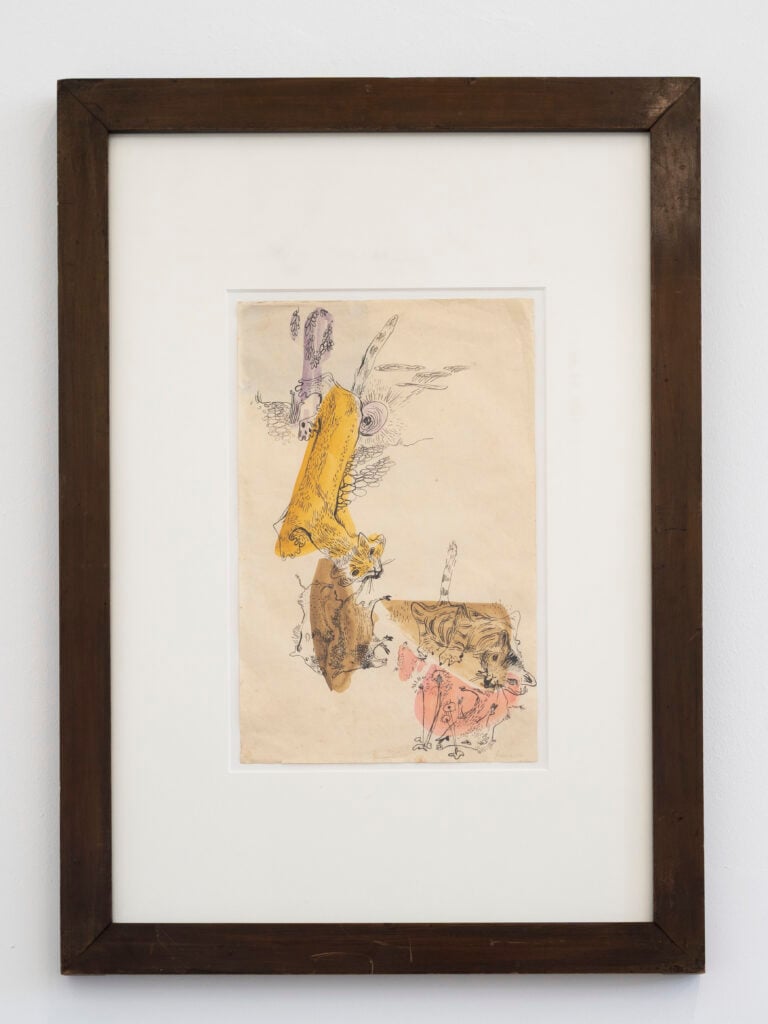 Salvatore Fancello Bestiario c. 1935-1937 ink and tempera on paper 45 x 29 cm / 17.7 x 11.4 in