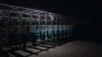 Janis Rafa, The Absence of your Body has Shaped the Spectacles of our Past 2025 (video still). Double-channel projection, 16:9, 5.1 surround, 12'35". Produced by ΕΜΣΤ. Courtesy of the artist