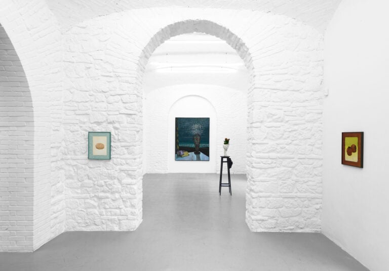 Thomas Braida, Tacciono i Fiori, 2025, installation view at Monitor Rome Ph: Giorgio Benni Courtesy the Artist and Monitor Rome, Lisbon, Pereto (AQ)