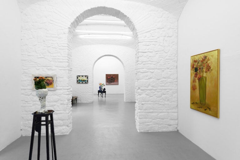 Thomas Braida, Tacciono i Fiori, 2025, installation view at Monitor Rome Ph: Giorgio Benni Courtesy the Artist and Monitor Rome, Lisbon, Pereto (AQ)