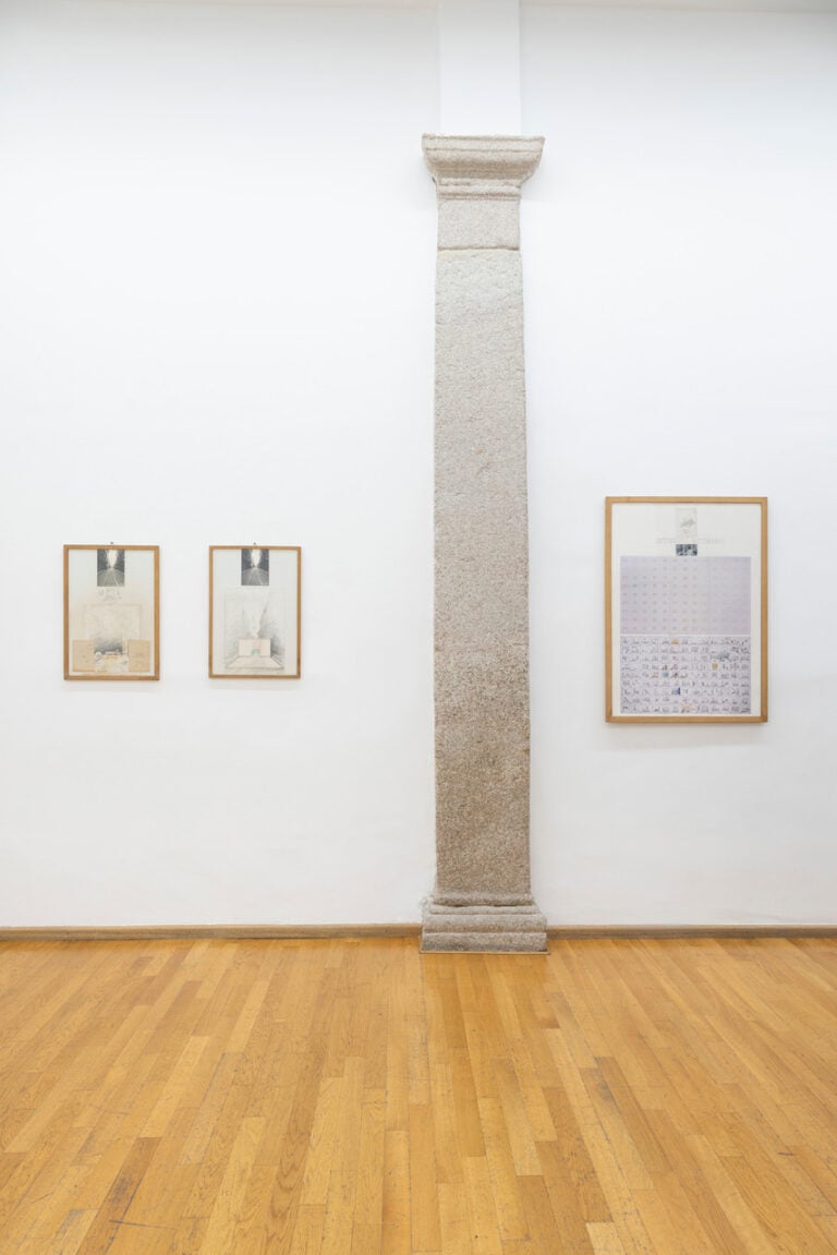 Ugo la Pietra, Interno-Esterno, 2025, installation view Nuova Galleria Morone, foto Fabio Mantegna