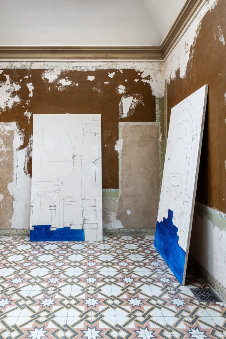 4 2 A Bologna l’artista Friedrich Andreoni racconta la storia del cinquecentesco Palazzo Vizzani Lambertini Sanguinetti