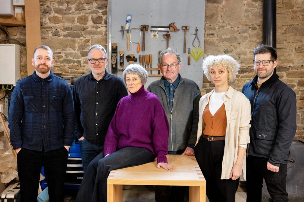 Assembly team (from left)_Luke Naessens, David Stalling, Louise Cotter, David Naessens, Michelle Delea and Alan Meredith_Courtesy Cotter & Naessens_Photo © Janice O’Connell F22 Photography
