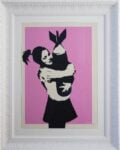 5 - Banksy - Bomb Love - 2023 serigrafia - silk screen printing - Pop House Gallery