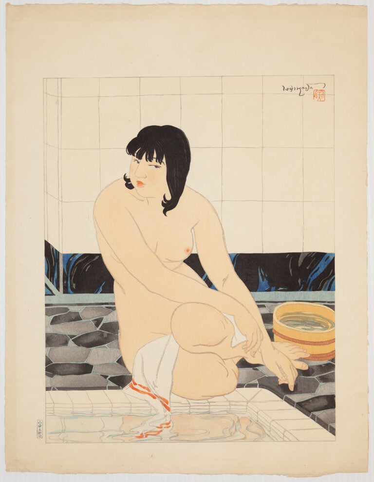 Ishikawa Toraji (1875- 1964), At the Bath, 1914-1936 ca., Japanese Gallery Kensington