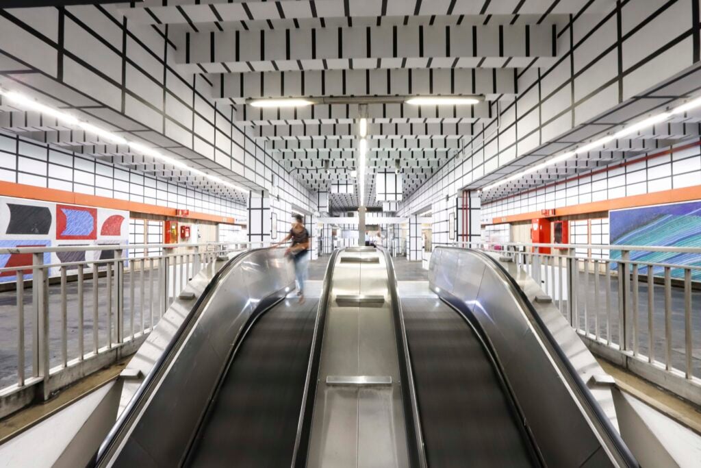 “Prospettiva comune” MAXXI e Atac Roma Metrostazione Vittorio Emanuele, Roma Foto: Costantino Artino