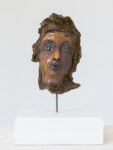 Salvatore Fancello Testa Femminile 1938 glazed maiolica 26,5 x 16,5 x 5 cm/ 10.4 x 6.5 x 2 in