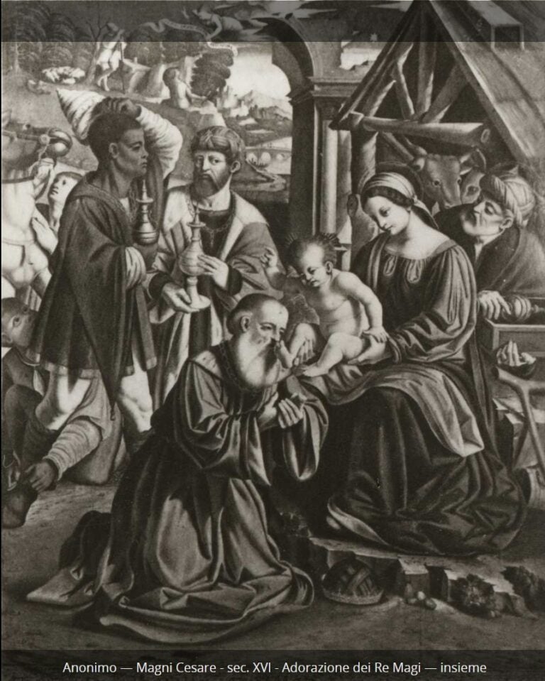 Cesare Magni, Adorazione dei Magi, Collezione Borletti