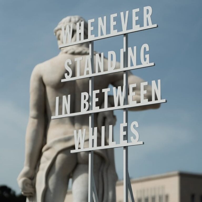 alice guareschi via instagram Non solo Sinner. Al Foro Italico di Roma durante gli Internazionali c’è tantissima arte contemporanea