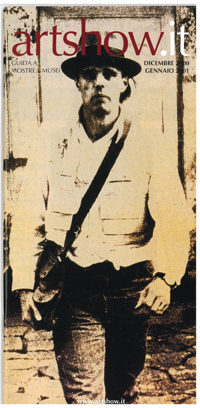 Artshow, dicembre 2000-gennaio 2001. In copertina Joseph Beuys