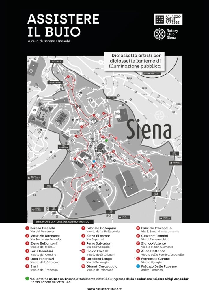 Assistere il buio. La mappa del percorso