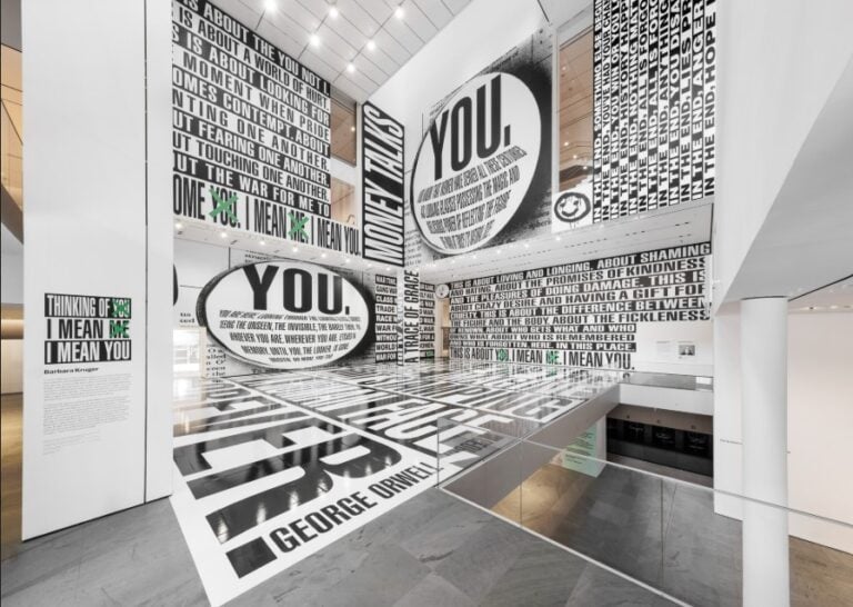 barbara kruger thinking of you i mean me i mean you moma new york 2023 La grande artista Barbara Kruger in Ucraina con un progetto d'arte pubblica sui vagoni di un treno